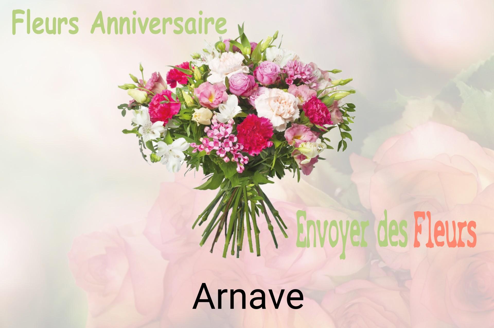 Bouquet de fleurs d’anniversaire livré à Arnave